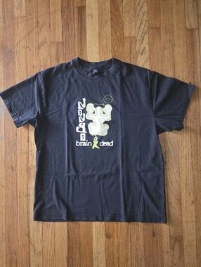 Brain Dead Nanga Geoglyphs Graphic Print Short Sleeve 100% Cotton Tee Shirt Med